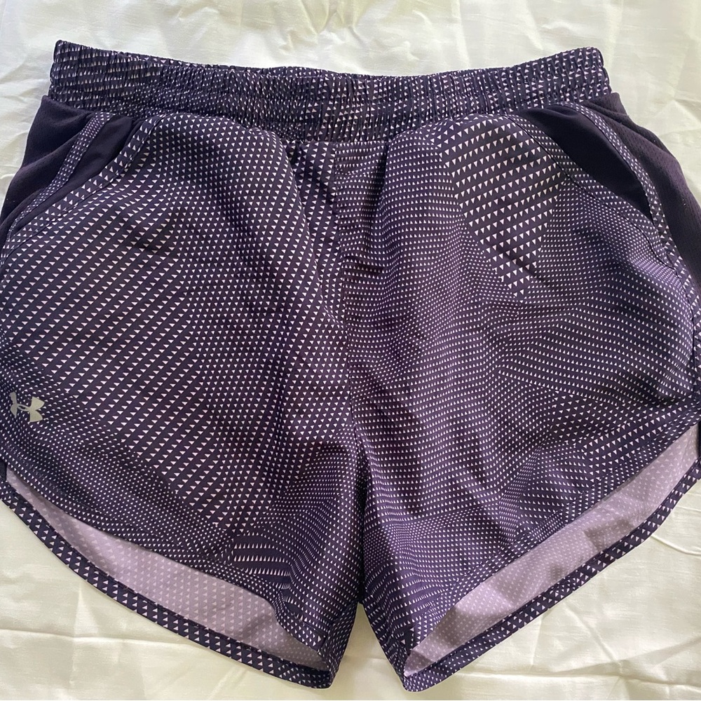 Under Armour Purple Athletic Shorts Lightweight Performance